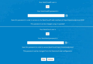 Abbildung 2: &Uuml;ber <a href="https://nextcloudpi.local" target="_blank">https://nextcloudpi.local</a> gelangen Sie zur Nextcloud-Oberfl&auml;che.