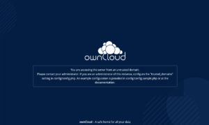 Abbildung 3: Auch Owncloud funktioniert auf dem RasPi. Viele fortgeschrittene Funktionen sind allerdings kostenpflichtig.