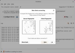 Abbildung 2: Um die verschlüsselte Verbindung zuverlässig abzusichern, vergleichen Sie die digitalen Fingerabdrücke auf Client und Server.