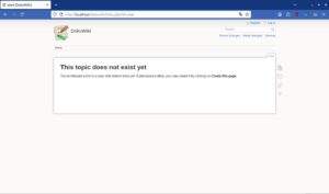 Abbildung 1: Die Startseite von DokuWiki wirkt beim ersten Aufruf etwas unübersichtlich.