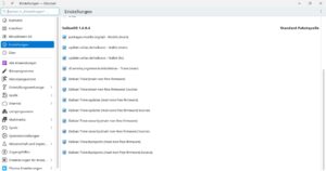 Abbildung 2: In VailuxOS sind bereits zahlreiche Software-Repositories eingepflegt.