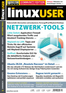 zur aktuellen Ausgabe Heftcover LinuxUser Community-Edition