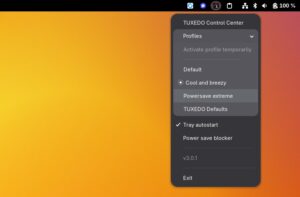 Abbildung 4: Viele Anwendungen setzen weiterhin auf Tray-Icons, die AppIndicator sauber in Gnome einbindet und so gewohnte Funktionen direkt im Panel bereitstellt.